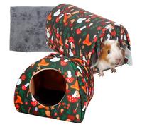 harupink Lot de 2 Lits pour cochons d'Inde lavables - Sac Douillet pour Cochon d'Inde - Lit d'hiver Confortable pour Lapins Nains, Chinchillas, Hamsters, hérissons, furets, Dragons et Rats