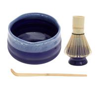 harupink Lot de 4 pièces pour matcha, fouet, bol à matcha, accessoires pour cuillère à matcha, thé matcha en céramique, pour débutants (fleurs de cerisier blanches et rose)