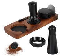 harupink Lot de tampons à expresso de 51 mm avec aiguille à expresso, tampon à café avec distributeur de tamper, anneau de dosage de 51 mm, agitateur à expresso, aiguilles, mélangeur à café, écran