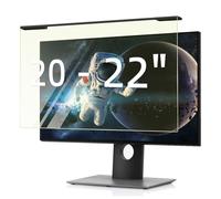 HaruYo 20-22 Pouces Amovible Filtre D'écran Anti-Lumière Bleu Premium pour Bureau/Moniteur/PC, Housse de Protection D'écran Anti-UV Protection Yeux Film pour Diagonal 20", 21.5", 22" (490 * 317mm)