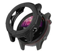 HaruYo Coque Compatible avec Garmin Forerunner 255 (pas pour Garmin Forerunner 255S), [Anti-tache] [Anti-rayures] Coque de Protection en TPU Ultra Fine pour Garmin Forerunner 255 - Noir