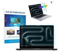 HaruYo [Lot de 2 Film de protection d'écran anti-lumière bleue Compatible avec MacBook Pro 16” Pouces M4 Pro/M4 Max/M3 Pro/M3 Max/M2 Pro/M2 Max /M1 Pro/M1 Max, 2021-2024, Anti Rayures Film Protection