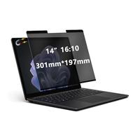 HaruYo Magnétique Filtre de Confidentialité Compatible avec 14 Pouces, Amovible Protection Ecran, Film Anti Regard/Filtre Lumière Bleue (16:10 301 mm x 197 mm)