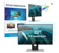 HaruYo Protection D'écran Premium pour Ordinateur/Moniteur 20 Pouce 16:9, HD Anti-Lumière Bleu Filtre de Protection, Anti-Reflet Film Mat Protector pour Moniteur 20" 16:9 (442 * 249mm)