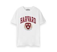HARVARD Adultes T-Shirt | T-Shirt Graphique Universitaire à Manches Courtes Blanc pour Hommes et Femmes | Collegiate Varsity School emblème vêtements Haut | Cadeau de Marchandise American College