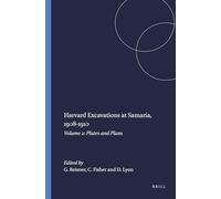 Harvard Excavations at Samaria, 1908-1910: Volume 2: Plates and Plans (Harvard Semitic Studies, 2)