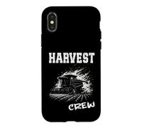 Harvest Crew Moissonneuse-batteuse Agriculteur Champs Cultures Coque pour iPhone X/XS