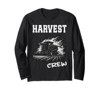 Harvest Crew Moissonneuse-batteuse Agriculteur Champs Cultures Manche Longue