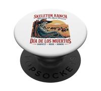 Harvest Herd Honor - Día de Los Muertos Cowboy Farmer PopSockets PopGrip Adhésif
