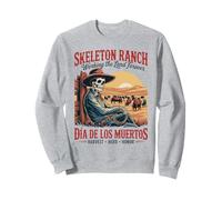 Harvest Herd Honor - Día de Los Muertos Cowboy Farmer Sweatshirt