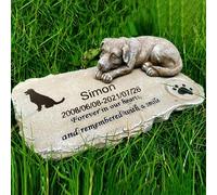 HARVEST HOUSE Plaque Funéraire pour Animaux de Compagnie Commémorative Marqueurs De Cimetière Commémoratif pour Animaux De Compagnie Pierres Tombales Monuments(Color:B,Size:3)