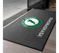 HARVEST HOUSE Tapis Personnalisé de Qualité Commerciale avec Logo de Marque et Texte, Paillasson pour Entreprise, Tapis dans Le Bureau