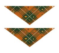 Harvest Lot de 2 colliers pour chien à carreaux doux et légers pour festival de différentes tailles 63,5 x 22,9 x 20,3 cm