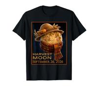 Harvest Moon Equinoxe d'automne 26 Septembre 2026 T-Shirt Graphique avec Valeur