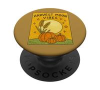 Harvest Moon Vibes Automne Nature Sorcière Esthétique Automne Magie PopSockets PopGrip Adhésif