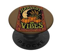 Harvest Moon Vibes Automne Nature Sorcière Esthétique Automne Magie PopSockets PopGrip Adhésif