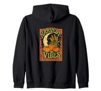 Harvest Moon Vibes Automne Nature Sorcière Esthétique Automne Magie Sweat à Capuche