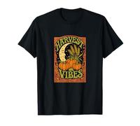 Harvest Moon Vibes Automne Nature Sorcière Esthétique Automne Magie T-Shirt