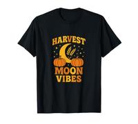 Harvest Moon Vibes Automne Nature Sorcière Esthétique Automne Magie T-Shirt