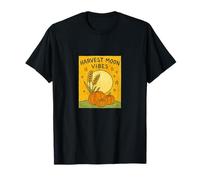 Harvest Moon Vibes Automne Nature Sorcière Esthétique Automne Magie T-Shirt