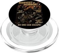 Harvest of Horror Farm Affiche Vintage Halloween PopSockets PopGrip pour MagSafe