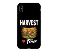 Harvest Time Agriculture Ouvriers agricoles Fermier Animaux de Campagne Coque pour iPhone XS Max
