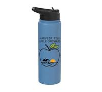 Harvest Time Apple Orchard Apple Pickking Day Apple Crew Stainless Steel Insulated Water Bottle
