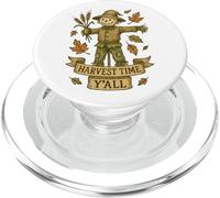 Harvest Time Y'all - Épouvantail Amusant et Mignon pour l'automne, Thanksgiving PopSockets PopGrip pour MagSafe