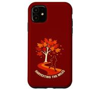 Harvesting The Miles Automne Running Jogger Automne Saison Art Coque pour iPhone 11