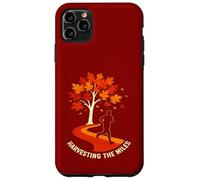 Harvesting The Miles Automne Running Jogger Automne Saison Art Coque pour iPhone 11 Pro Max