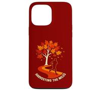 Harvesting The Miles Automne Running Jogger Automne Saison Art Coque pour iPhone 13 Pro Max