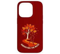 Harvesting The Miles Automne Running Jogger Automne Saison Art Coque pour iPhone 14 Pro