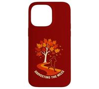 Harvesting The Miles Automne Running Jogger Automne Saison Art Coque pour iPhone 14 Pro Max