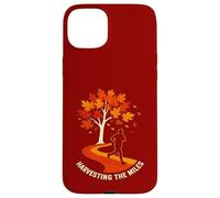 Harvesting The Miles Automne Running Jogger Automne Saison Art Coque pour iPhone 15 Plus