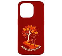 Harvesting The Miles Automne Running Jogger Automne Saison Art Coque pour iPhone 15 Pro