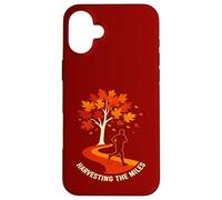 Harvesting The Miles Automne Running Jogger Automne Saison Art Coque pour iPhone 16 Plus
