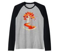 Harvesting The Miles Automne Running Jogger Automne Saison Art Manche Raglan