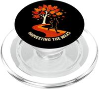 Harvesting The Miles Automne Running Jogger Automne Saison Art PopSockets PopGrip pour MagSafe