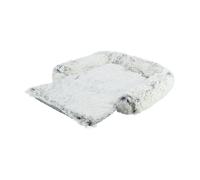 Harvey divano con coperta bianco-nero Trixie