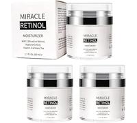 Harvey Ross Miracle Retinol,Harvey Ross Anti-wrinkle Face Cream,Miracle Retinol Moisturizer,Facial moisturizer for women,Miracles Retinol Face Cream,Reduces Wrinkles and Firms Skin (3 pcs)