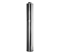 Harvia Cheminée inox 1500 mm sans kit de toit - Tube de cheminée isolé double paroi, Acier inoxydable
