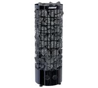 Harvia Cilindro Black Steel Poêle pour sauna 7 kW PC70 avec commande intégrée en acier inoxydable Noir
