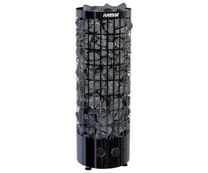 Harvia Cilindro 6,8 kW | Commande intégrée | Noir-Chrome