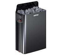 Poêle Électrique Harvia The Wall Black Steel 6.0 kW | avec commande intégrée | SW60