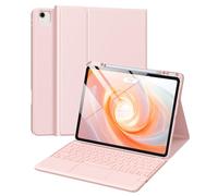 Harvopu Étui avec clavier pour iPad Air 13" et Pro 12,9" - Pavé tactile multi-touch, rétroéclairage 7 couleurs, housse de clavier folio amovible pour iPad Pro 12,9 pouces (6e, 5e, 4e, 3e génération