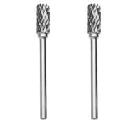 HARY Dremel Lot de 2 fraises rotatives en carbure de tungstène pour métal, bois, plastique, sculpture, polissage et gravure