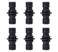 HARY Gardena Lot de 6 raccords de tuyau d'arrosage 1/2" Rallonge double sens pour tuyau de jardin et de maison