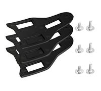 HARY Jeu d'entretoises de crampons pour Shimano SPD-SL & LOOK KEO - Entretoises de pédale empilables de 1 mm et 2 mm avec vis M5 (10 mm et 13,5 mm) - Adaptateur de crampons de vélo pour chaussures de