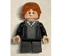 Hary Potter LEGO Minifigure Ron Weasley Robe De Poudlard Minifig 76390 Rare