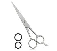 Haryali London Ciseaux de coiffure professionnels pour barbier 16,5 cm, ciseaux de coiffure en acier inoxydable - pour barbiers de salon, hommes, femmes, enfants et adultes